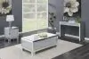 CoasterElevations 722498 Gillian - Rectangular Mirrored Acrylic Coffee Table - Silver