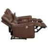 Coaster Fine Furniture 610265P Greenfield - Upholstered Power Reclining Loveseat - Saddle Brown