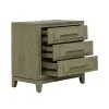 Liberty Furniture 789-BR61 Brentwood - 3 Drawer Nightstand With Charging Station - Sandstone