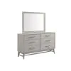 Intercon BY-BR-9806-WHT-C Bayside - Dresser - Silver