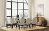 Intercon NP-TA-4296-NTO-C Newport - Trestle Table - Natural Oak