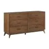 Liberty Furniture 604-BR31 Century Modern - 6 Drawer Dresser - Walnut