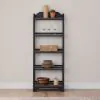 Liberty Furniture 244B-BK201 Liberty Furniture 244B-BK201 Magnolia Manor - Leaning Pier Bookcase - Weathered Bark & Antique Black