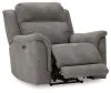 Ashley Furniture 5930113 Next-Gen Durapella - Power Recliner With Adjustablej Headrest - Slate