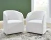 Ashley Furniture D821-02A Rowanbeck - Dining Upholstered Arm Chair (Set of 2) - Ivory