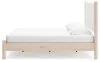 Ashley Furniture B2615B7 Ashley Furniture B2615B7 Cadmori - King Upholstered Panel Bed - Two-tone