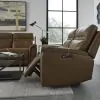 Liberty Furniture 7007CM-23P Cooper - Loveseat With Console P3 & ZG - Camel