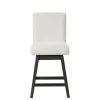 New Classic D4125-28-WHT New Classic D4125-28-WHT High Line - Swivel Counter Chair (Set of 2) - White