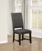 CoasterEssence 109142 Twain - Upholstered Dining Side Chairs (Set of 2) - Warm Gray