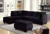 Furniture of America CM6316-OT Lomma - Ottoman - Black