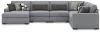 Benchcraft® 61305S13 Benchcraft® 61305S13 Bealton - 6-Piece Sectional With LAF Corner Chaise - Salt And Pepper