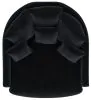 Jackson Furniture Industries 71009-1400/08 Matty - Round Accent Cuddle Chaise - Ebony