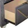New Classic B1826-040 Symmetry - 2 Drawer Nightstand - Charcoal