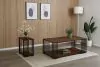 New Classic T4183B-3P Vertex - Rectangular 3 Piece Occasional Set (1 Coffee & 2 End Tables) - Brown / Black