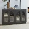 Liberty Furniture 2254-AC1000 Archway - 4 Door Accent Cabinet - Charcoal