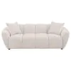 Coaster Fine Furniture 509301 Destino - Chenille Upholstered Splayed Arm Sofa - Greige