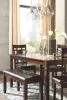 Ashley Furniture D384-325 Bennox - Dining Room Table Set (Set of 6) - Brown