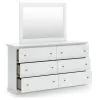 Ashley Furniture B139B40 Ashley Furniture B139B40 Bostwick Shoals - Dresser and Mirror - White