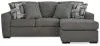 Ashley Furniture 5240418 Gardiner - Sofa Chaise - Pewter