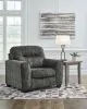 Ashley Furniture 5050423 Lonoke - Chair And A Half - Gunmetal