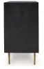 Ashley Furniture A4000654 Tayner - Accent Cabinet - Black / Gold Finish