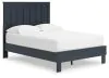 Ashley Furniture EB1528/231/156/112 Ashley Furniture EB1528/231/156/112 Simmenfort - 3 Pc. - Dresser, Full Platform Bed - Navy Blue