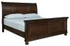 Ashley Furniture B697B50 Porter - California King Sleigh Bed - Rustic Brown