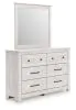 Ashley Furniture PCB1171B1 Ashley Furniture PCB1171B1 Makidern - Dresser And Mirror - Whitewash