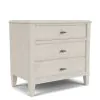 Riverside Furniture 25069 Carmella - Three Drawer Nightstand - Pebble Oak