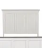 Liberty Furniture 417-BR13 Liberty Furniture 417-BR13 Allyson Park - Queen Panel Headboard - Wirebrushed White / Charcoal