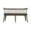 Liberty Furniture 826-C4000B Midland Falls - Spindle Back Bench - Rustic Brown