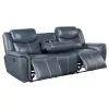 Coaster Fine Furniture 610271-S2 Sloane - 2 Piece Upholstered Reclining Sofa Set - Blue