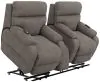 Jackson Furniture Industries 764819-2018/29-2019/29 Jackson Furniture Industries 764819-2018/29-2019/29 Regenerator - Dual Lift Power Headrest Console Loveseat With CR3 Heat/Massage/Lumbar/Zero Gravity - Umber