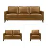 New Classic 20-L1213-3NP New Classic 20-L1213-3NP Caspar - 3 Piece Sofa & Loveseat & Chair - Caramel
