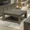 Liberty Furniture 201-OT1011 Lennox Hill - Oversized Square Cocktail Table - Bark