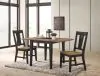 Intercon HP-TA-3650D-BBP-C Harper - Drop Leaf Table - Brushed Brown / Pecan