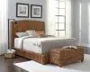 CoasterEssence 300501KWB1 Laughton - Woven Banana Leaf California King Headboard - Amber