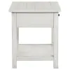 Coaster Fine Furniture 710557 Payne - 1-Drawer Wood End Table With Shelf - White
