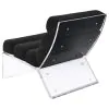 Coaster Fine Furniture 903162 Serreta - Boucle Upholstered Armless Acrylic Chair - Black