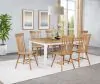 Coaster Fine Furniture 122501-S7 Andrews - 7 Piece Rectangular Dining Set - Light Ash And White