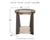 Ashley Furniture T432-6 Frazwa - Round End Table - Multi