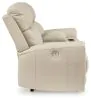 Ashley Furniture U1320096 Dahlmoore - Dbl Power Reclining Loveseat With Console - Almond