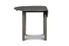 New Classic D1701-40S-GRY Gia - 3 Piece Dining Set (Dining Drop Leaf Table & 2 Chairs) - Gray