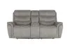 New Classic U092-25P2-GRY Kamari - Console Loveseat With Power Headrest & Footrest - Gray