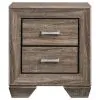 CoasterEveryday 204191KE-S5 Kauffman - 5 Piece Eastern King Bedroom Set - Washed Taupe