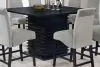 CoasterEssence 102068 Stanton - Square Counter Height Dining Table - Black
