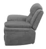 CoasterEssence 609543 Bahrain - Upholstered Glider Recliner - Charcoal