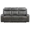 Coaster Fine Furniture 603191 Raelynn - Upholstered Track Arm Motion Sofa - Gray