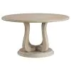 Coaster Fine Furniture 123120 Trofello - Round Pedestal Dining Table - White Washed