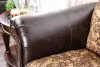 Furniture of America SM6417-SF Quirino - Sofa - Tan / Dark Brown